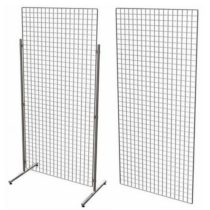 Сетка хром и белая, крепления для панель-сеток